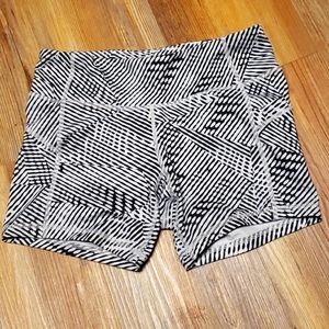 Champion duo dry booty shorts black and white xs